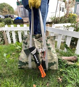 Personalized <b>Log</b> Carrier Wood Carrier Firewood Fireplace Personalized Firewood <b>Log</b> Carrier Wood <b>Bag</b> LLR-0048 - Product Image 3