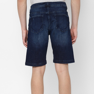 Shorts en jean pour homme personnalisés, été, respirants, lavage clair, décontractés, vintage, streetwear, coupe ample, 100% coton - Product Image 3