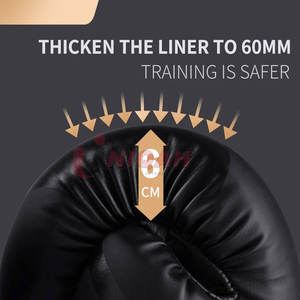 Guantes de Boxeo de Cuero de 12oz, Impermeables, con Logotipo Personalizado, de Primera Calidad, Cómodos para Entrenamiento y Sparring, Marca Reconocida - Product Image 3