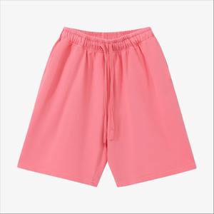 Bermuda mi-décontracté pour hommes à la mode pour l'été vêtements tricotés respirants cordon teint uni Service OEM solide disponible - Product Image 6