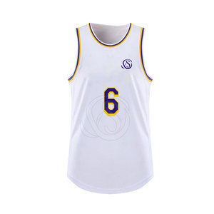 Vente directe d'usine, vente en gros, maillot de basket respirant, grande taille, nouveau style, best-seller, 100% polyester, sans manches, pour adulte - Product Image 2