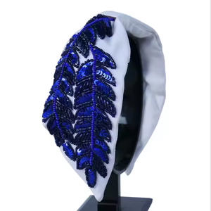 Designer Seed Beaded <b>Headband</b> Made With Multicolored Beads Elegant And Premium Hair Accessory For <b>Woman</b> And Girl Stylish Choice - Product Image 1