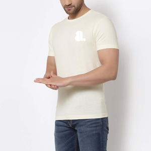 Camiseta Personalizada en Blanco, Camiseta con Logotipo Personalizado, Cuello Redondo, Manga Corta, 100% Algodón, Lisa, para Hombre - Product Image 2