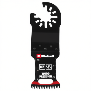 Hoja de sierra de inmersión curva multifuncional Einhell de 32x40 mm para madera, plástico y pladur, modelo 49708033 - Product Image 3