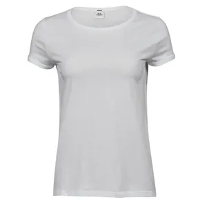 T-shirts promotionnels personnalisés pour femmes, à manches retroussables, pour le merchandising - Product Image 1