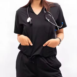 ชุดเครื่องแบบทางการแพทย์ของผู้หญิงและผู้ชายชุดเสื้อและกางเกงสำหรับเจ้าหน้าที่โรงพยาบาล - Product Image 1