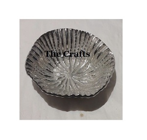 Cuenco para servir chocolate de nuevo diseño en aluminio Color plata postre fechas cuenco para uso de vajilla de boda - Product Image 1