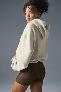 Sudadera con Capucha Personalizada de Alta Calidad, Unisex, Gruesa, para Invierno, con Diseño en Relieve, de Algodón/Fibra de Bambú, Estilo Urbano Asimétrico - Product Image 2