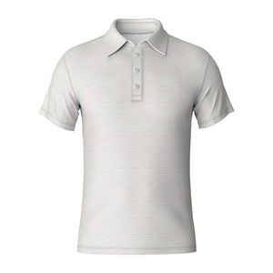 Polo de golf pour homme en polyester et élasthanne, léger, extensible dans les quatre sens, respirant, vêtements de sport en gros - Product Image 1