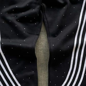 Pantalon de survêtement vintage imprimé bouffant 100% coton personnalisé lavé à l'acide taille haute formel cordon de serrage taille légère et plate - Product Image 4