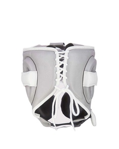Protector de Cabeza de Boxeo Personalizado OEM, 100% Cuero Original, Color Gris Plateado, para Entrenamiento y Sparring, Modelo CP-BHG-20 - Product Image 2