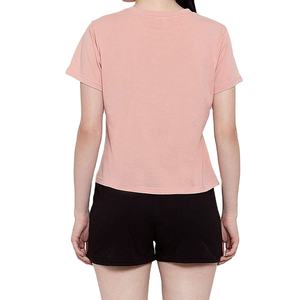 Latest Fashion Casual Wear <b>Women's</b> T <b>Shirt</b> <b>and</b> <b>Shorts</b> <b>Sets</b> Plain Solid Color Ladies Summer Twin <b>Women</b> 2 Piece <b>Sets</b> 2026 - Product Image 5