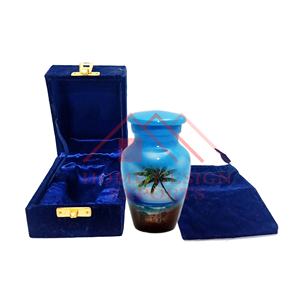 โกศสำหรับงานศพของผู้ใหญ่ทำด้วยมือพร้อมกล่องสำหรับขี้เถ้า - Product Image 1