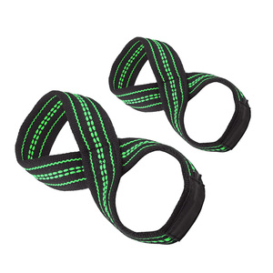 Dernière conception sur mesure Heavy Duty Haltérophilie Figure Eight Fitness Training Straps in Factory Price Figure 8 Straps - Product Image 6