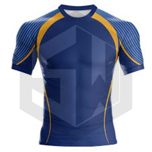 Maillot de rugby en polyester de haute qualité, vente en gros d'uniformes unisexes de football de rugby, chemises à manches longues de conception personnalisée - Product Image 3