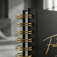 Carnets de planification d'affaires spirale de haute qualité, organiseurs, classeurs, impression de livres personnalisés à couverture rigide, blocs-notes