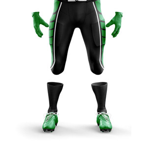 Mejor diseño Uniforme de fútbol americano Precio de fábrica Tamaño personalizado Todos los colores Conjuntos cortos transpirables Fabricante popular Impreso - Product Image 5