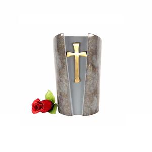 Urna Funeraria Moderna de Lujo para Cenizas Humanas, Cuadrada, Hecha a Mano, con Acabado Dorado, Metal, Conmemorativa, Fabricante Mayorista OEM. - Product Image 3
