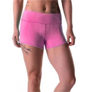 2025 pantalones cortos cruzados personalizados para mujer, pantalones cortos transpirables de algodón con patrón caliente, diseño de Color personalizado a la moda - Product Image 2