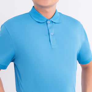 Polo unisexe TShirt respirant, tissu extensible, logo gratuit idéal pour la salle de sport, l'uniforme de bureau et la promotion - Product Image 2