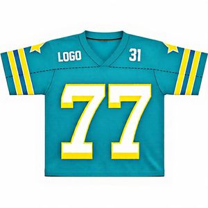 Diseño personalizado Sublimación completa Camisetas de fútbol americano Proveedor directo de fábrica Camisetas de fútbol americano de diseño personalizado - Product Image 3