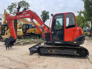 รถขุดฮิตาชิ Kx185-3 มือสอง น้ำหนักใช้งาน 10 ตัน รถขุดขนาดเล็ก เครื่องจักรก่อสร้าง รถตีนตะขาบ เครื่องยนต์ เกียร์ ปั๊ม มอเตอร์ - Product Image 4