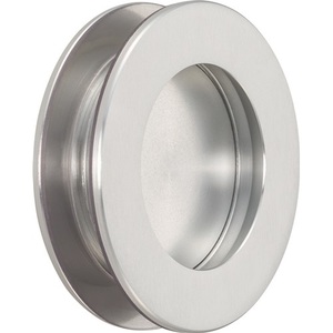 KWS Stainless Steel Matt Insert Shell Handle Pair 5254 Model with 50mm Inset for Blinds <b>Shades</b> & Shutters - Product Image 1