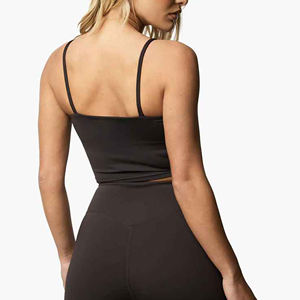 ชุดชั้นในโยคะแบบไร้สายหลัง แห้งเร็ว กันกระแทก แผ่นรองหน้าอกแบบบาง สายไขว้หลังสวย บราออกกำลังกาย - Product Image 2