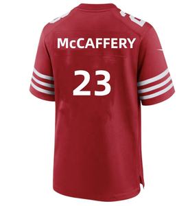 Camisetas de fútbol americano para hombre al por mayor de fábrica, camisetas de manga corta bordadas con parche cosido personalizado, todos los equipos, proveedores OEM ODM - Product Image 4