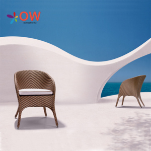 6 Pcs Vòng PE Mây Hiện Đại Ngoài Trời Bàn Và Ghế Biệt Thự Patio Bảng Sang Trọng Khách Sạn Ngoài Trời Ăn Uống Ghế Cho Hội Trường - Product Image 1