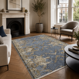 Netline Home Twilight Patina Grey Vintage <b>Washable</b> <b>Rug</b> - Product Image 3