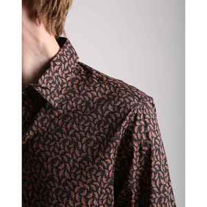 Camicia fantasia da uomo Slim Fit a maniche lunghe - Product Image 1