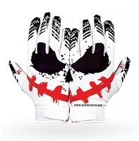 Guantes de receptor de fútbol americano personalizados 2025, cuero transpirable y látex con diseño personalizado, empuñaduras de mano, guantes de receptor