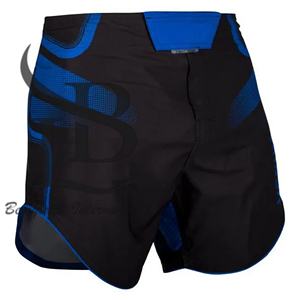 Short de sport MMA de haute qualité Short de boxe de kickboxing à haute élasticité Taille Plus pour adultes unisexe avec impression de logo personnalisé - Product Image 5