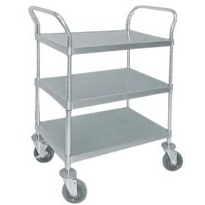 Carrito Utilitario de Acero Inoxidable de 3 Niveles y Capacidad de 300 lb capacidad 15" x 24" - Product Image 3