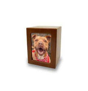 Venta caliente Diseño de acabado Urnas de cremación para mascotas Ataúd de mascotas de Interior de madera natural ataúd para mascotas con alta calidad - Product Image 3