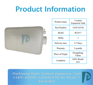 Machinery Parts Coolant Expansion Tank 11EN-42330 11EN42330 for R210-7 Excavator - Product Image 3