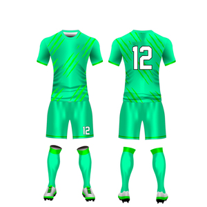 เครื่องแบบกีฬาพิมพ์ลายซับลิเมชันชุดฟุตบอลพร้อมกางเกงขาสั้น - Product Image 6