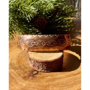 Sam Curtis Fashion Cuff <b>Bracelet</b> Hand Stamped <b>Copper</b> Design - Product Image 1