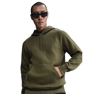 Sweat à capuche pour homme en molleton de coton uni, sweat-shirt à capuche décontracté, streetwear d'hiver, sweat à capuche chaud, fournisseur en gros - Product Image 2