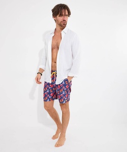 Los fabricantes de Pakistán ofrecen pantalones cortos de verano elásticos para hombre, ligeros, 100% de poliéster, opciones de ajuste OEM, pantalones cortos de malla MOQ - Product Image 6