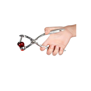 Descorazonador Manual de Cerezas y Removedor de Semillas de Aceitunas/Dátiles de Acero Inoxidable, Apto para Lavavajillas - Product Image 2
