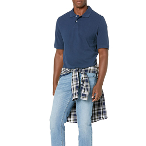 Polos de Golf para Hombre Blancos Transpirables de Algodón con Bordado Personalizado, Polo de Manga Corta 2026 OEM al por Mayor de Alta Calidad - Product Image 4