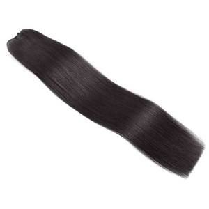 Extensions de cheveux en trame 8 pouces 100% cheveux humains Remy brun nuit # 1c Cheveux bouclés birmans raides et crépus - Product Image 1
