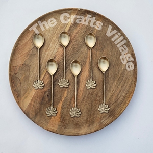 Juego de Cubiertos de Acero Inoxidable de Último Diseño con Mango de Latón, Juego de Vajilla para Cocina - Product Image 4