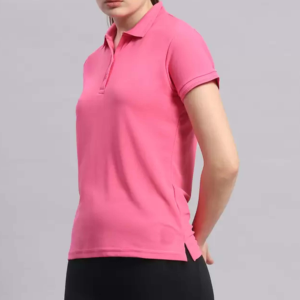 Vente en gros de polos respirants pour femmes T-shirts avec logo brodé personnalisé T-shirts polo uni de haute qualité Polo unisexe personnalisé - Product Image 5