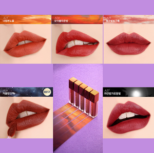 Teinture pour les lèvres en velours Air Fit de luxe coréen brillant à lèvres à haute teneur en pigment rouge brillant à lèvres finition mate couverture longue durée application lisse - Product Image 2