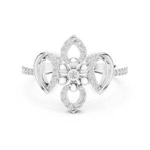 แหวนเพชรกลมสำหรับผู้หญิงหินที่ผ่านการรับรองในห้องปฏิบัติการเครื่องประดับหรูหราซัพพลายเออร์ขายส่งและผู้ซื้อออกแบบตามต้องการ - Product Image 1