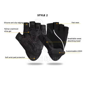 Gants de fitness légers et durables en cuir pour hommes pour un entraînement confortable et une prise en main pour l'haltérophilie - Product Image 5