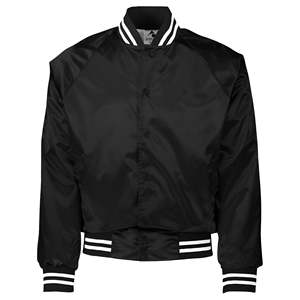 Veste d'université personnalisée brodée Patchwork Satin Baseball Letterman Old School Vintage Blouson bombardier réversible pour hommes - Product Image 4